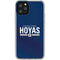 Georgetown University Hoyas Stripe iPhone 11 Pro Clear Case