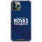 Georgetown University Hoyas Stripe iPhone 11 Pro Max Clear Case