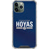 Georgetown University Hoyas Stripe iPhone 11 Pro Max Clear Case