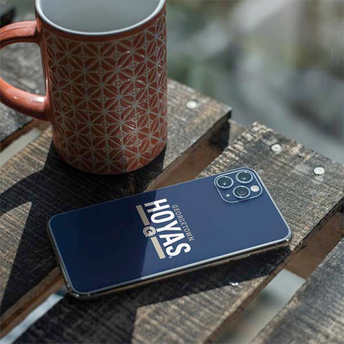 Georgetown University Hoyas Stripe iPhone 11 Pro Max Skin