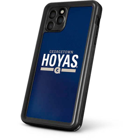 Georgetown University Hoyas Stripe iPhone 11 Pro Max Waterproof Case