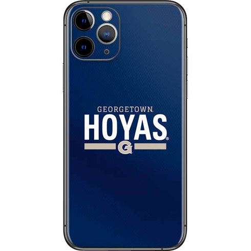 Georgetown University Hoyas Stripe iPhone 11 Pro Skin