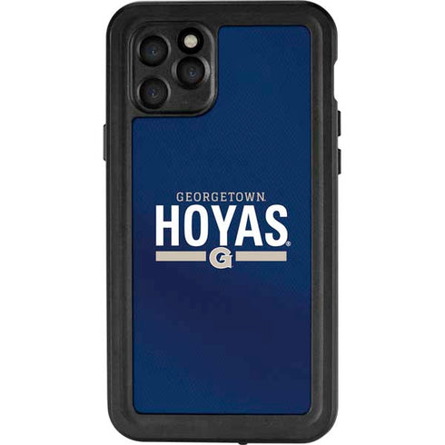 Georgetown University Hoyas Stripe iPhone 11 Pro Waterproof Case