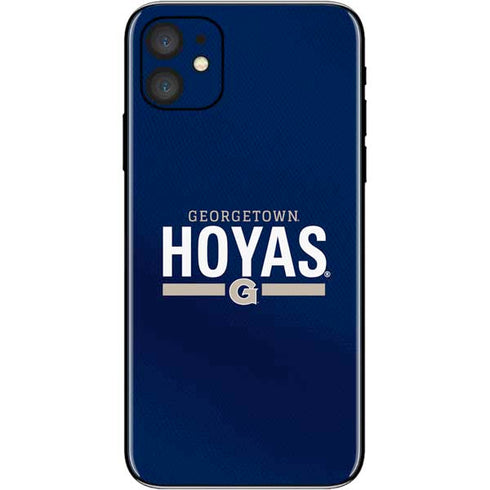 Georgetown University Hoyas Stripe iPhone 11 Skin
