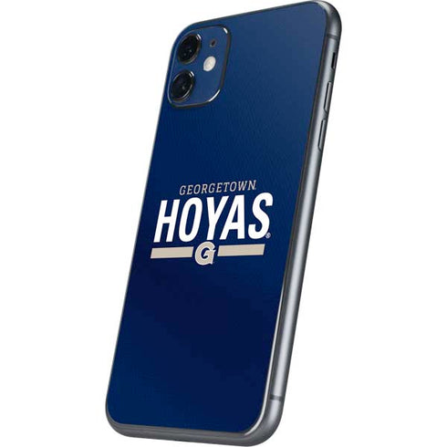 Georgetown University Hoyas Stripe iPhone 11 Skin