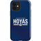 Georgetown University Hoyas Stripe iPhone 12 Impact Case