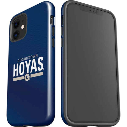 Georgetown University Hoyas Stripe iPhone 12 Impact Case