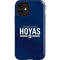 Georgetown University Hoyas Stripe iPhone 12 Mini Impact Case