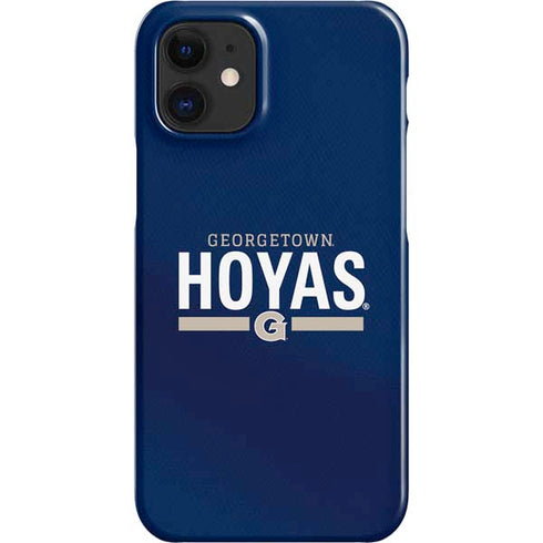 Georgetown University Hoyas Stripe iPhone 12 Mini Lite Case