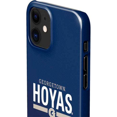 Georgetown University Hoyas Stripe iPhone 12 Mini Lite Case