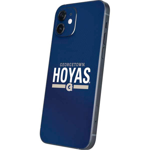 Georgetown University Hoyas Stripe iPhone 12 Mini Skin