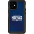 Georgetown University Hoyas Stripe iPhone 12 Mini Waterproof Case