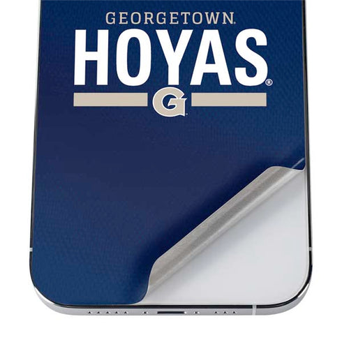 Georgetown University Hoyas Stripe iPhone 12 Pro Max Skin