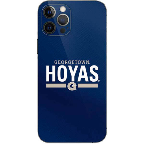 Georgetown University Hoyas Stripe iPhone 12 Pro Skin