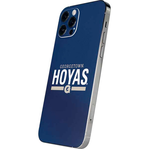 Georgetown University Hoyas Stripe iPhone 12 Pro Skin