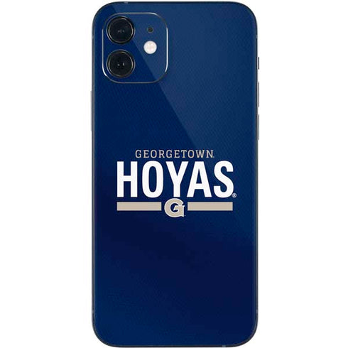 Georgetown University Hoyas Stripe iPhone 12 Skin