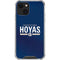 Georgetown University Hoyas Stripe iPhone 13 Clear Case