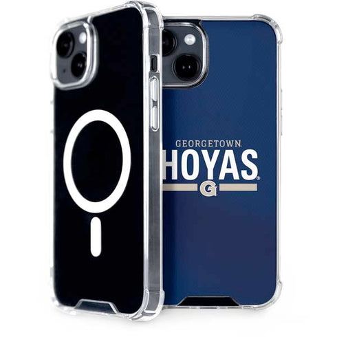 Georgetown University Hoyas Stripe iPhone 13 MagSafe Case