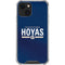 Georgetown University Hoyas Stripe iPhone 13 Mini Clear Case