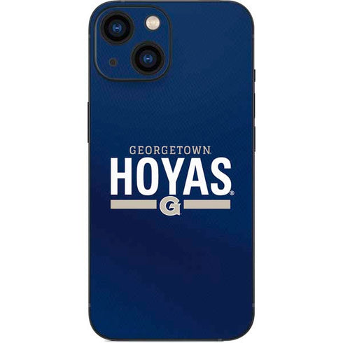 Georgetown University Hoyas Stripe iPhone 13 Mini Skin