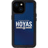 Georgetown University Hoyas Stripe iPhone 13 Mini Waterproof Case