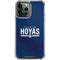 Georgetown University Hoyas Stripe iPhone 13 Pro Max Clear Case