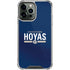 Georgetown University Hoyas Stripe iPhone 13 Pro Max Clear Case