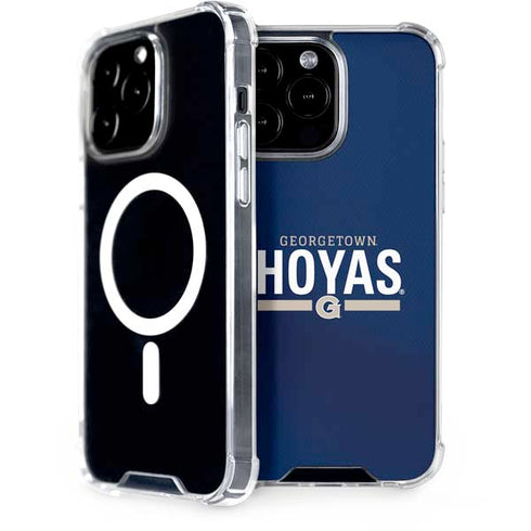 Georgetown University Hoyas Stripe iPhone 13 Pro Max MagSafe Case