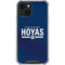 Georgetown University Hoyas Stripe iPhone 14 Plus Clear Case
