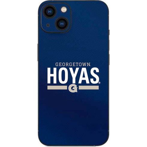 Georgetown University Hoyas Stripe iPhone 14 Plus Skin