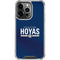Georgetown University Hoyas Stripe iPhone 15 Pro Clear Case