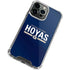 Georgetown University Hoyas Stripe iPhone 14 Pro Clear Case