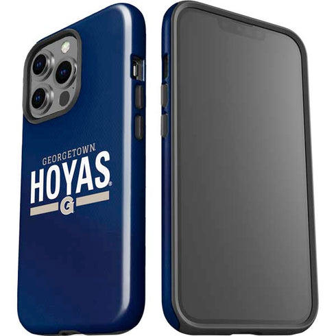 Georgetown University Hoyas Stripe iPhone 14 Pro Impact Case