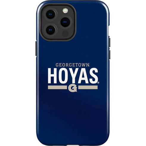 Georgetown University Hoyas Stripe iPhone 15 Pro Max Impact Case