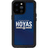 Georgetown University Hoyas Stripe iPhone 14 Pro Max Waterproof Case