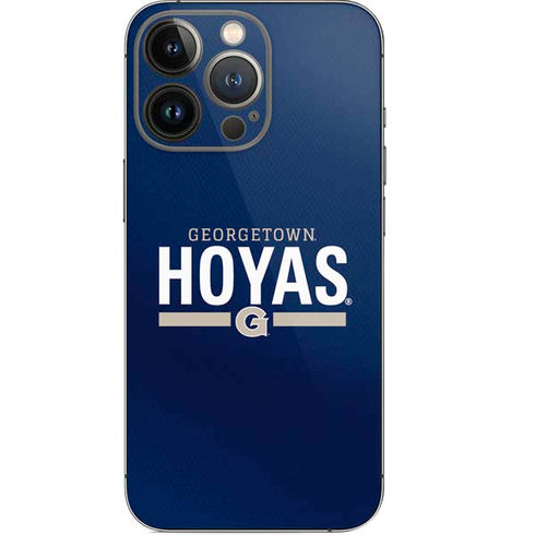 Georgetown University Hoyas Stripe iPhone 14 Pro Skin