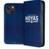 Georgetown University Hoyas Stripe iPhone 15 Plus Folio Case