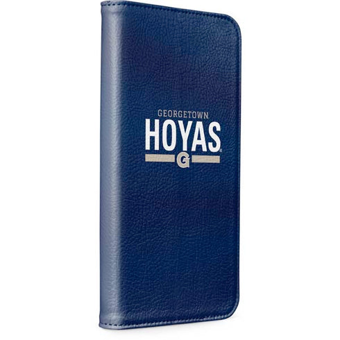 Georgetown University Hoyas Stripe iPhone 15 Pro Max Folio Case