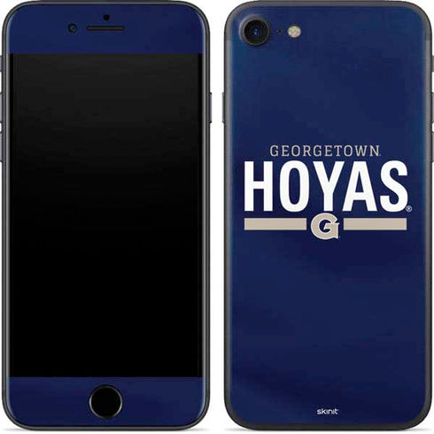 Georgetown University Hoyas Stripe iPhone 8 Skin