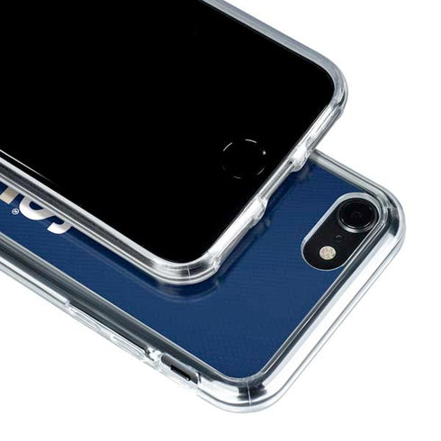 Georgetown University Hoyas Stripe iPhone SE (2nd & 3rd Gen) Clear Case