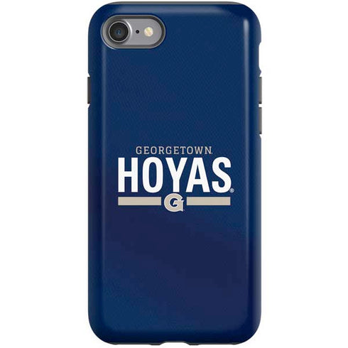 Georgetown University Hoyas Stripe iPhone SE (2nd & 3rd Gen) Pro Case
