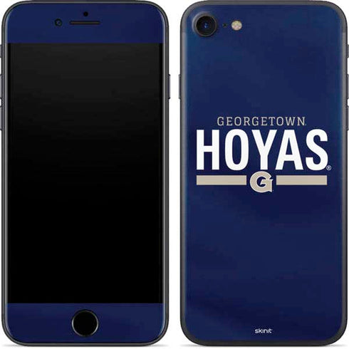 Georgetown University Hoyas Stripe iPhone SE (2nd & 3rd Gen) Skin