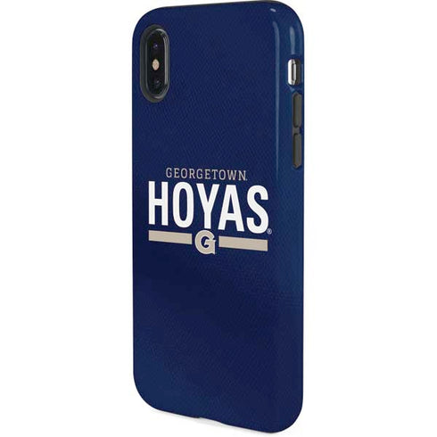 Georgetown University Hoyas Stripe iPhone X Pro Case
