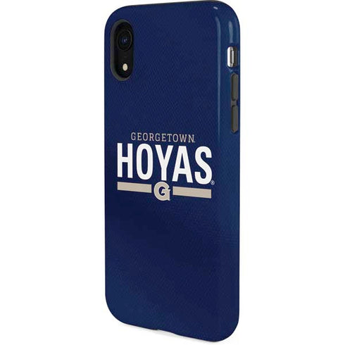 Georgetown University Hoyas Stripe iPhone XR Pro Case