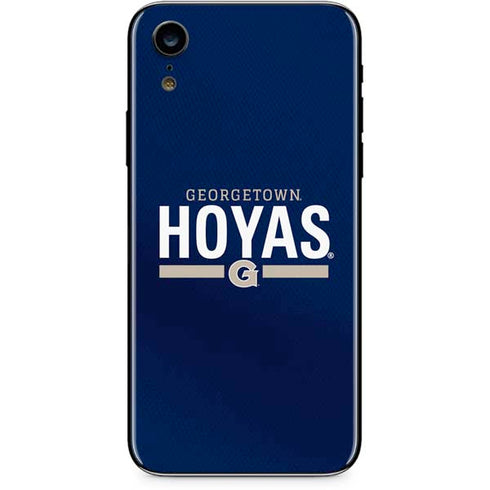 Georgetown University Hoyas Stripe iPhone XR Skin