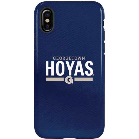 Georgetown University Hoyas Stripe iPhone XS Pro Case