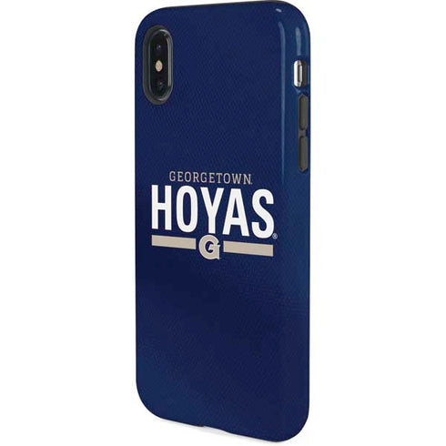 Georgetown University Hoyas Stripe iPhone XS Pro Case