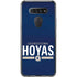Georgetown University Hoyas Stripe LG K51/Q51 Clear Case