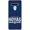 Georgetown University Hoyas Stripe LG Stylo 6 Clear Case