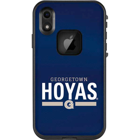 Georgetown University Hoyas Stripe LifeProof Fre iPhone Skin